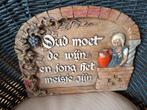 Bord met tekst, Huis en Inrichting, Woonaccessoires | Tekstborden en Spreuken, Ophalen of Verzenden, Zo goed als nieuw