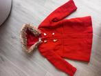 Rode jas m122, Kinderen en Baby's, Kinderkleding | Maat 122, Ophalen of Verzenden, Gebruikt, Meisje, Jas