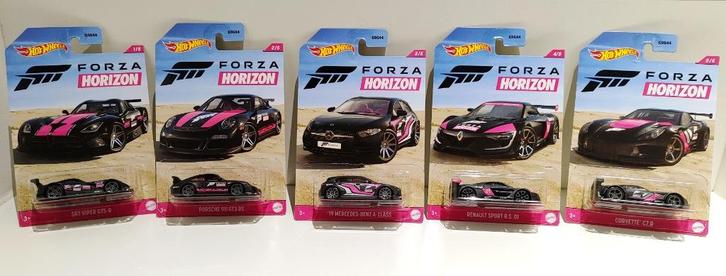 Hot Wheels Lot 5x Forza Horizon full set (2020) Zeldzaam!, Hobby en Vrije tijd, Modelauto's | Overige schalen, Ophalen of Verzenden