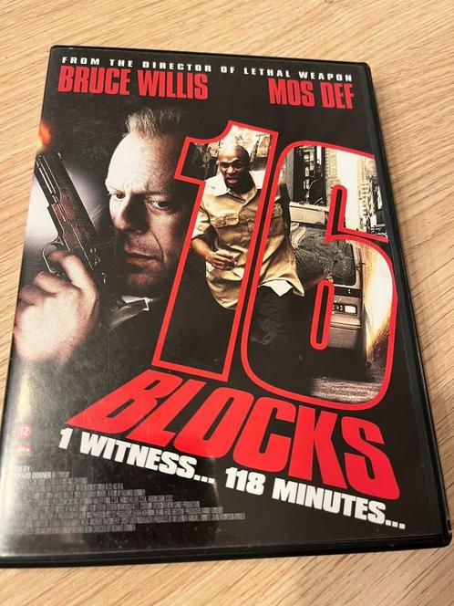 16 Blocks (DVD), Cd's en Dvd's, Dvd's | Actie, Zo goed als nieuw, Actie, Vanaf 12 jaar, Ophalen
