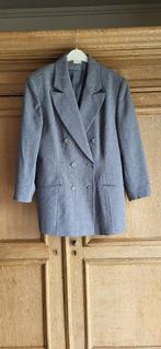 veste grise vintage, Kleding | Dames, Jassen | Zomer, Gedragen, Grijs, Ophalen of Verzenden, Maat 46/48 (XL) of groter