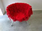 Edra fauteuil Vermelha, Huis en Inrichting, Fauteuils, 75 tot 100 cm, Minder dan 75 cm, Metaal, Zo goed als nieuw