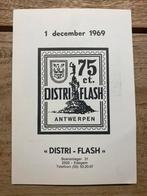 Postzegel Distri Flash 75 ct 1 December 1969, Timbres & Monnaies, Monnaies | Belgique, Enlèvement ou Envoi