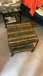 Tables basses Maison du monde, Huis en Inrichting, Ophalen, Zo goed als nieuw, Vierkant, Metaal