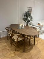 Houten wishbone stoelen, Huis en Inrichting, Stoelen, Ophalen, Bruin, Hout