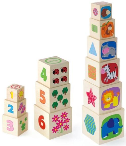 Stapelkubus New Classic Toys, Kinderen en Baby's, Kraamcadeaus en Geboorteborden, Nieuw, Kraamcadeau, Ophalen of Verzenden