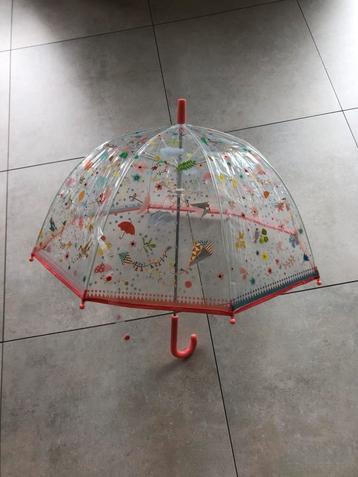 Super leuke doorzichtige paraplu meisje 5€