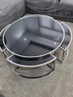 Salontafel, Huis en Inrichting, Tafels | Salontafels, Ophalen, 100 tot 150 cm, Rond, Zo goed als nieuw