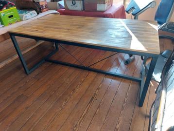 Table de salle à manger type industriel, Maison & Meubles, Tables | Tables à manger, 150 à 200 cm, Cinq personnes ou plus, Comme neuf