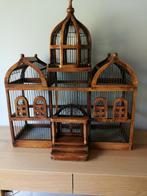 Belle cage à oiseaux rustique H.80 cm L.69 cm P. 23 cm, Antiquités & Art, Enlèvement