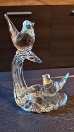 Geblazen glazen beeld vogels op tak, Ophalen of Verzenden