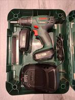 Bosch schroef-boormachine in koffer,lader en twee accu's!, Doe-het-zelf en Bouw, Gereedschap | Boormachines, Ophalen, Boormachine