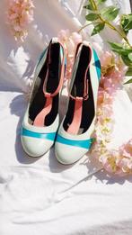 Prachtige turquoise pumps (Spanje), Marque espagnole, Pumps, Blauw, Nieuw