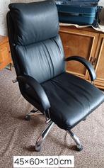 Bureaustoel in zwarte skai, Comme neuf, Chaise de bureau, Enlèvement ou Envoi