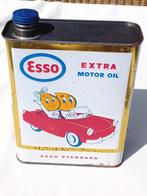 vintage olieblik ESSO Motoroil in goede staat, Verzamelen, Merken en Reclamevoorwerpen, Verpakking, Gebruikt, Ophalen of Verzenden