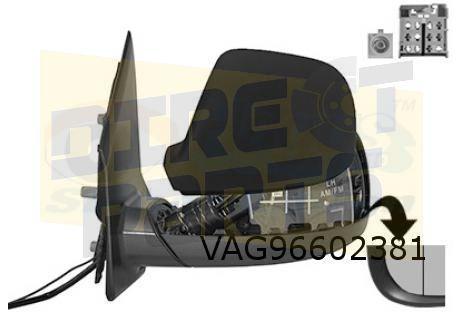 Volkswagen T6 (7/15-11/19) spiegel a-sferisch Links (elb./ve, Auto-onderdelen, Spiegels, Volkswagen, Nieuw, Ophalen of Verzenden