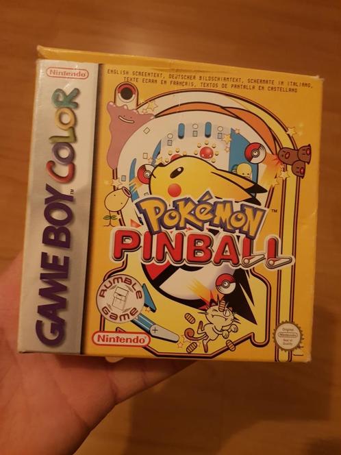 Pokemon pinball gameboy color gba original, Consoles de jeu & Jeux vidéo, Jeux | Nintendo Game Boy, Comme neuf, Simulation, 3 joueurs ou plus
