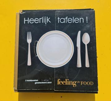 Heerlijk tafelen ( 5 kookboeken), Enlèvement ou Envoi, Comme neuf