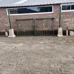 heras poort 3 m br, Tuin en Terras, Ophalen, Gebruikt, IJzer, Spijlenhekwerk