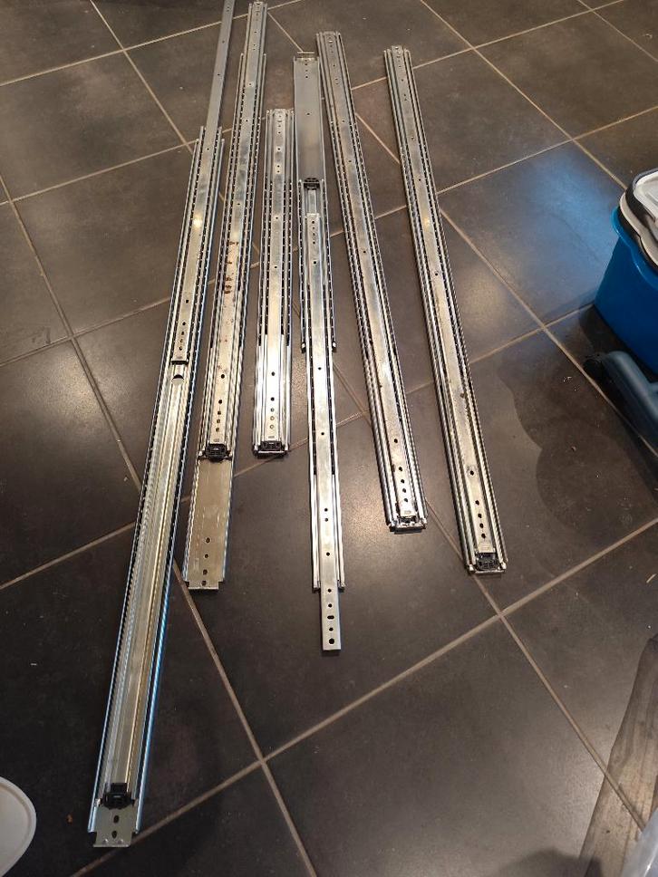 lade geleiders, Doe-het-zelf en Bouw, Hang- en Sluitwerk, Gebruikt, Overige typen, Ophalen