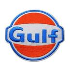 Patch Gulf - 83 x 74 mm, Hobby en Vrije tijd, Kledingapplicaties en Hotfix, Ophalen of Verzenden, Nieuw