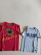 2 T-shirts met korte mouw maat 116, Kinderen en Baby's, Kinderkleding | Maat 116, Ophalen of Verzenden, Zo goed als nieuw, Shirt of Longsleeve