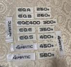 Mercedes lettering logo EQA EQB EQC EQE EQS 4 MATIC, Auto diversen, Autostickers, Ophalen of Verzenden