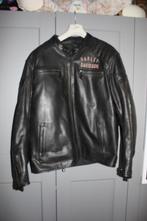 Harley Davidson Motorvest in leder, Motoren, Kleding | Motorkleding, Ophalen, Heren, Jas | leer, Harley Davidson