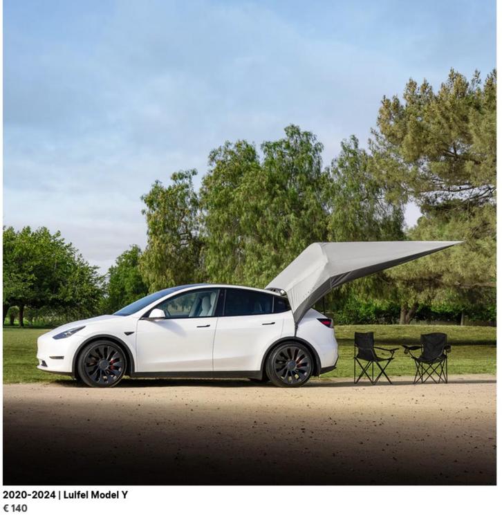 Nieuwe Tesla luifel met garantie/factuur op eigen naam, Auto diversen, Auto-accessoires, Nieuw, Ophalen of Verzenden