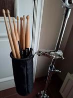 Fazley drumstokken houder met 5 paar drumstokken, drumstel, Ophalen of Verzenden, Zo goed als nieuw