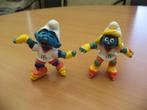2 schtroumpfs MAC DONALDS et schtroumpf jogger SILAN, Enlèvement ou Envoi, Utilisé, Poupée, Figurine ou Peluche