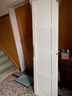 Twee deuren Bergsbo Ikea 195 x 50 met scharnieren en klink, Ophalen, Kunststof, Gebruikt, 50 tot 100 cm