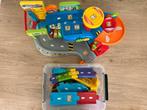 VTech Toet Toet interactieve garage + Auto's Wegdelen, Kinderen en Baby's, Speelgoed | Vtech, Ophalen, Zo goed als nieuw