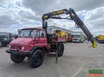 Unimog 416/U1100 4x4 - Hiab PK4600A - Open laadbak - Lier -, Auto's, Overige merken, 4x4, Te koop, Handgeschakeld