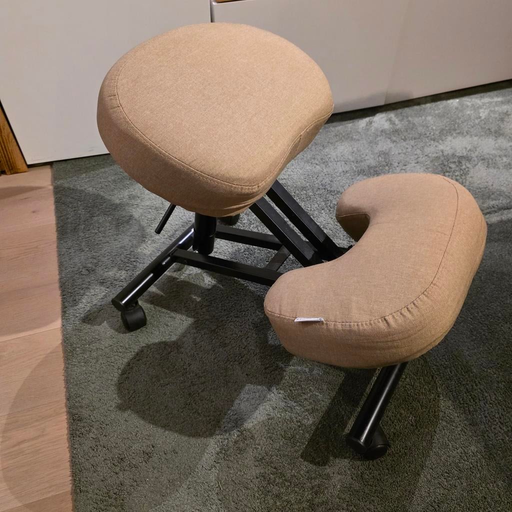 Chaise orthopédique en tissus beige, Maison & Meubles, Chaises de bureau, Beige, Ergonomique