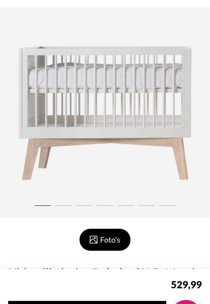 Kidsmill sixties babykamer - commode en ledikant 70x 140, Kinderen en Baby's, Kinderkamer | Complete kinderkamers, Zo goed als nieuw