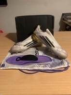 adidas F50 Elite Veterloze Voetbalschoenen Wit Zwart Goud, Maat L, Ophalen of Verzenden, Zo goed als nieuw, Schoenen