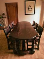 Table monastère plein chêne L230/L85/H78 cm extensible, Maison & Meubles, Tables | Tables à manger, Chêne, Kloosretafel, 50 à 100 cm