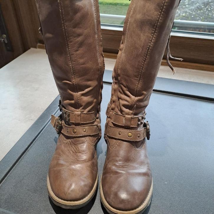 mooie, hoge laarzen van Geox, maat 34, Kinderen en Baby's, Kinderkleding | Schoenen en Sokken, Zo goed als nieuw, Laarzen, Meisje