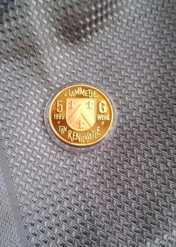 8,5 gram puur goud. Koningin Beatrix, 1995.  beschikbaar voor biedingen
