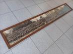 Antieke speciale foto vakantiekolonie 180x30cm in glas