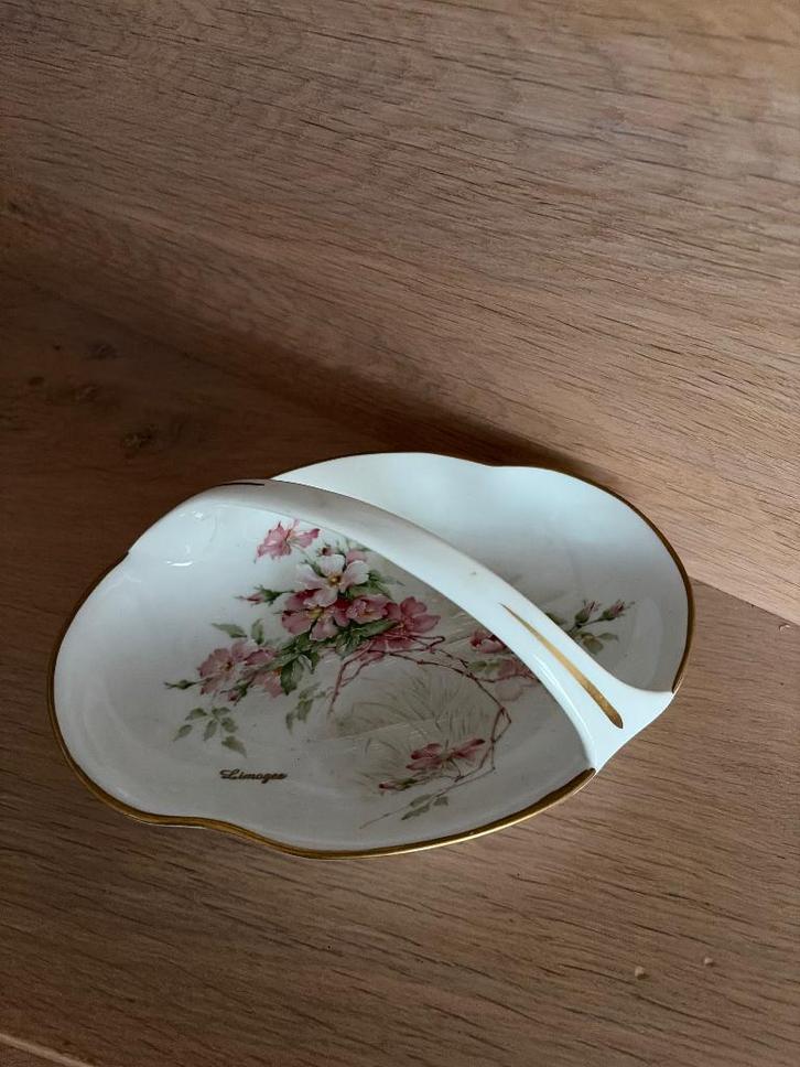 Vintage schaaltje in porselein, Maison & Meubles, Accessoires pour la Maison | Plataux & Paniers, Comme neuf, Balance, Ovale, Porcelaine ou Céramique
