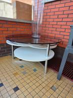 Jaren 70 satelite Space age salontafel, Huis en Inrichting, Tafels | Salontafels, Ophalen, Gebruikt, Glas