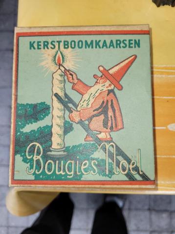 oude kerstboom kaarsjes in originele doos beschikbaar voor biedingen
