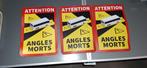 2 magneten + 1 sticker Angles Mortes, Ophalen, Zo goed als nieuw