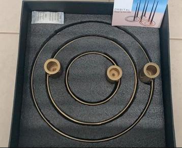 3 Kaarsenhouders in stainless steel, nieuw beschikbaar voor biedingen