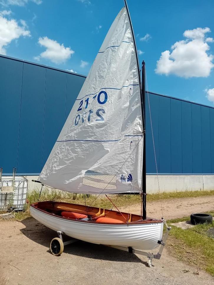 twaalfvoetsjol, Watersport en Boten, Open zeilboten, Gebruikt, Polyester, Ophalen