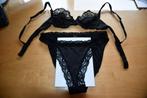 Zwart lingeriesetje - Eur 42-44/85A, Onbekend, Ophalen of Verzenden, Zwart, Setje
