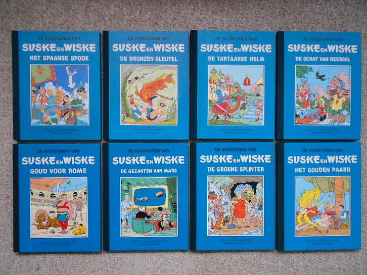 Suske en Wiske - 8 blauwe hardcovers Klassiek 1993 t/m 1997, Boeken, Stripverhalen, Nieuw, Complete serie of reeks, Ophalen of Verzenden