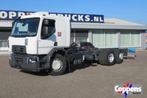 Renault D 320 26 T. 6x2 chassis + retarder, Auto's, Vrachtwagens, Automaat, Renault, Wit, Bedrijf